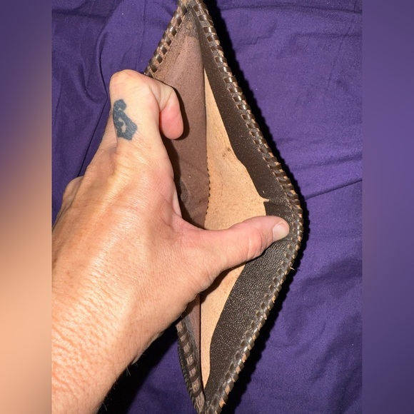 TOOLED DUTCH DEER WALLET LEATHER - Picture 4 of 4